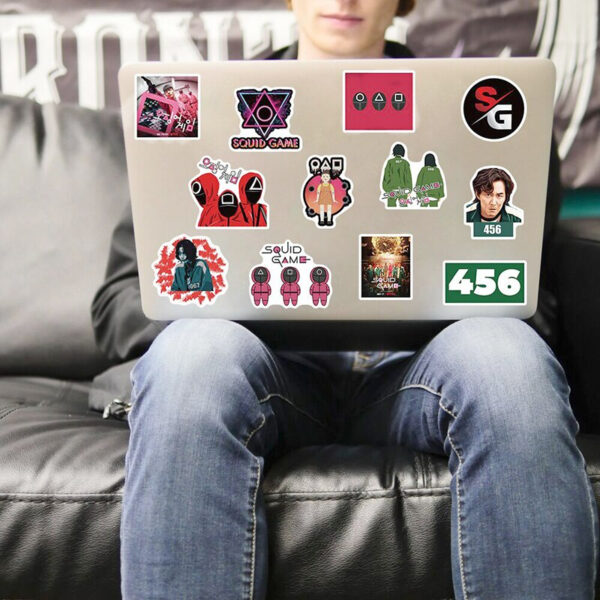 Squid Game 50er Pack Aufkleber Sticker – Bild 4